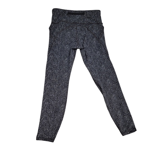 Athleta Lightning Static 7/8 Tight Size Small Petite Black White SuperSonic EUC - Picture 5 of 7